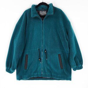 Forecaster Of Boston Jacket Womens Medium Teal Green Heavyweight Fleece Coat